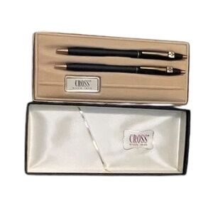 Vintage Cross‎ Century Pen Set in Matte Black